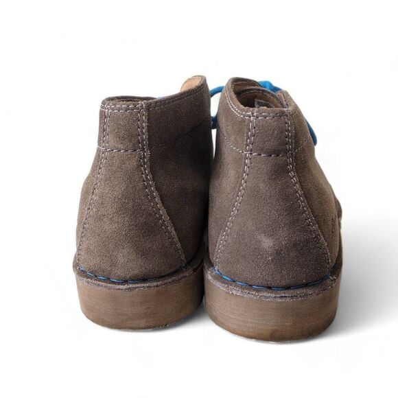 Eddie Bauer Bruce Suede Chukka Ankle Boots Grey / Blue Laces & Stitching Men 10M main image 9